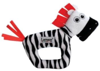 Lamaze Contrast Zebra Rattle Toy brain development toy