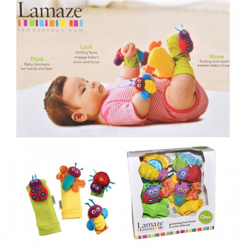 lamaze hand and foot rattles