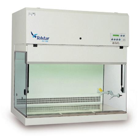 a vertical laminar flow hood should be cleaned