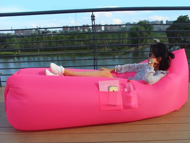 Lamzac outdoor inflatable sofa lazybeach sleeping laybag bag