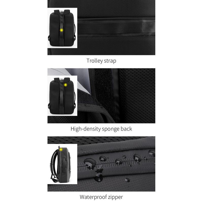 Laptop Backpack Aluminium Handle i-Vintage (17 &quot;)