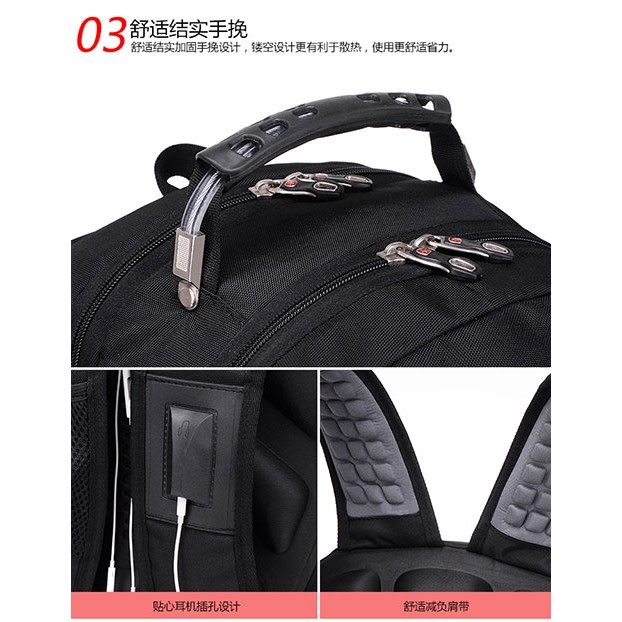 Laptop Backpack High Quality Swiss Gear School Bag Travel Backpack