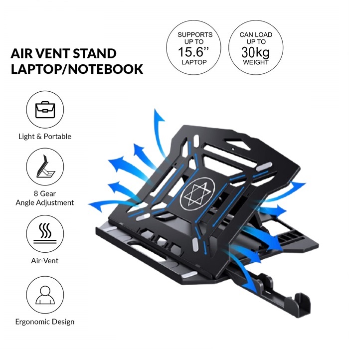 Laptop Stand Portable Foldable Adjustable