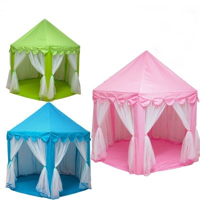 Large Portable Prince Princess Castle Tent Kids Children Play House