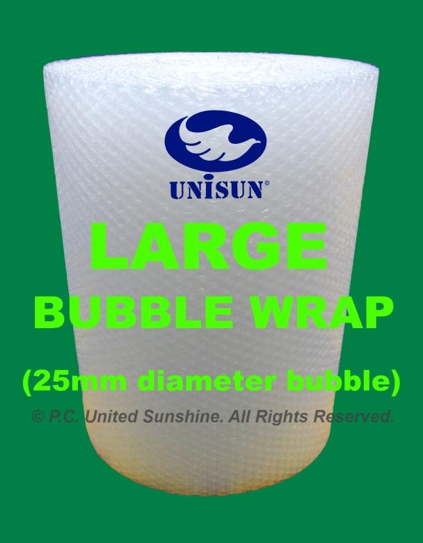LARGE Size 25mm Ã˜ BUBBLE WRAP 1m x 50m ONLINE PROMO Plastic Packaging