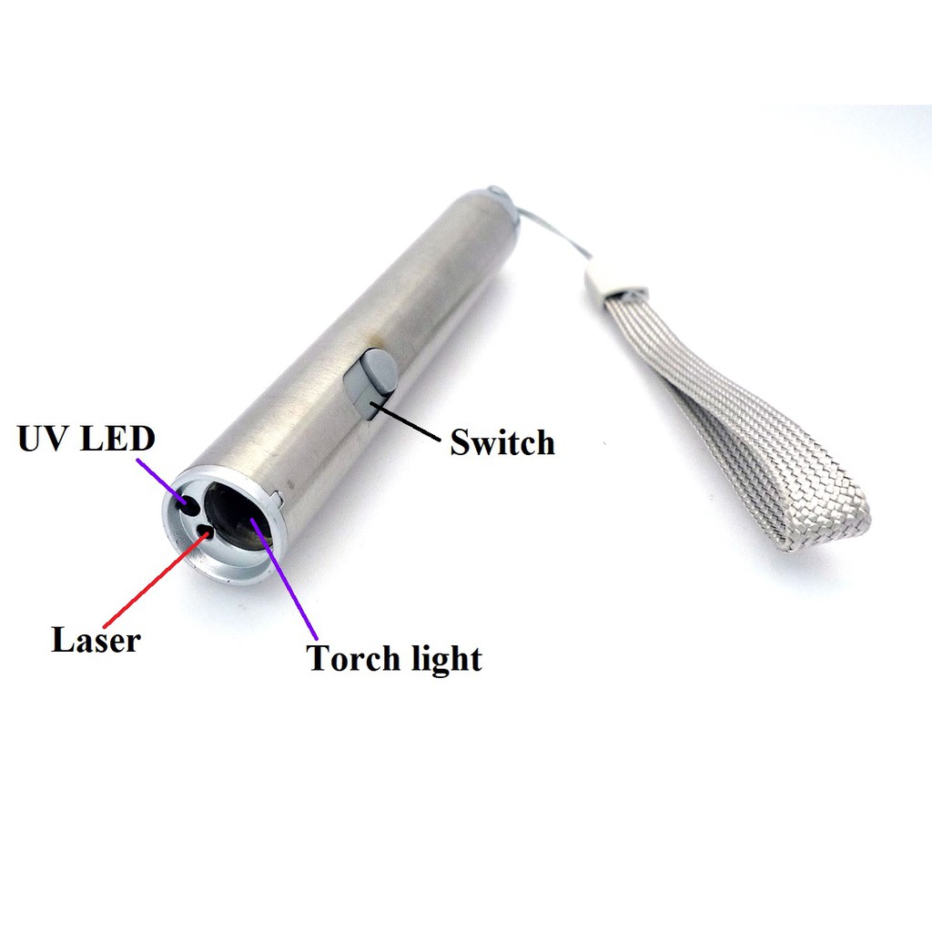 Laser Pointer LED Torch light UV Flashlights AA Battery