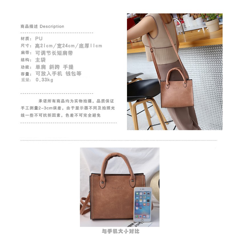 Latest Version Casual Bag Bucket Fashion Beg Sling Shoulder Handbag