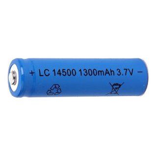 LC 14500 3.7v 1300mAh Li-ion Rechargeable Lithium Battery AA 5 Size