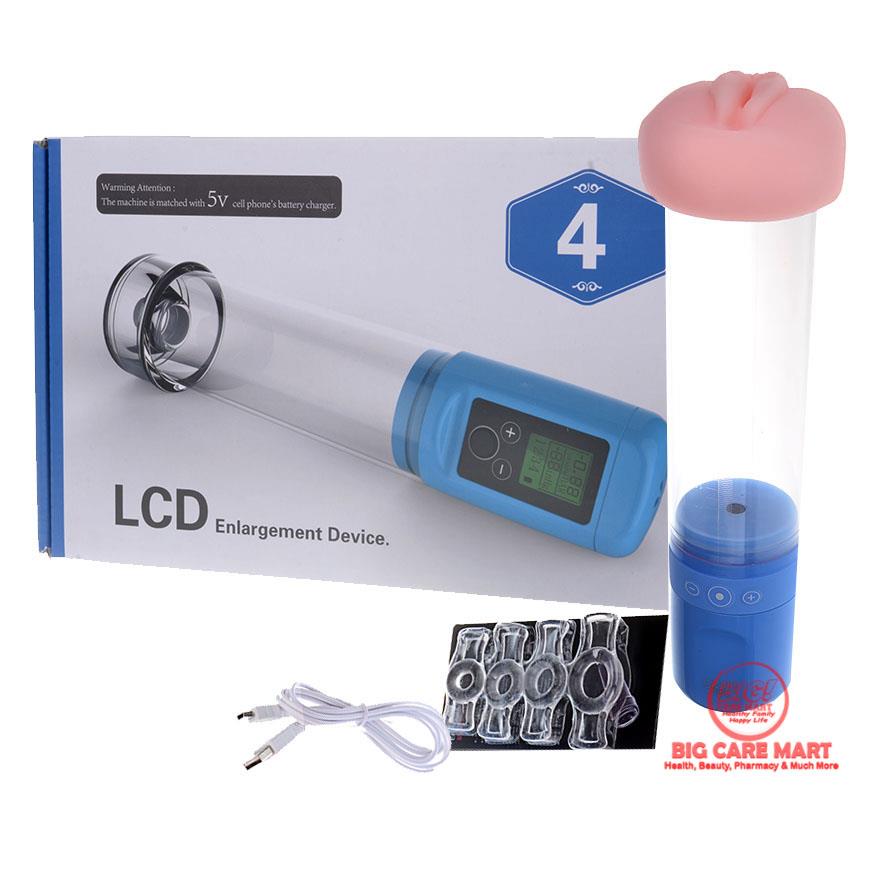 LCD Men Pump for Enlargement (USB Charger)