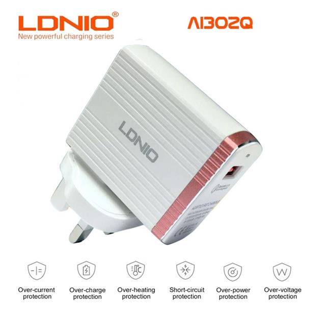 LDNIO A1302Q Qualcomm Quiack Charge QC 3.0 Smart Adaptive Fast Charger