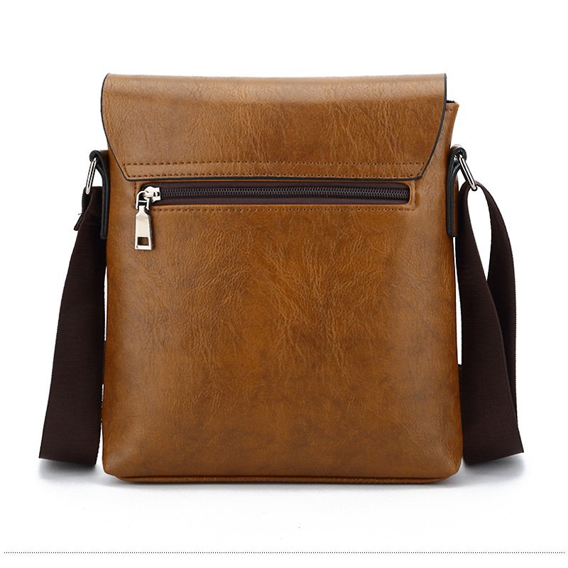 Leather Briefcase Men Fashion Shoulder Bag Crossbody Bag