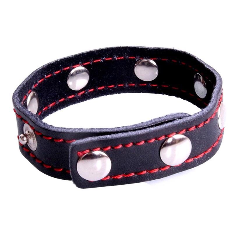 Leather Cock Strap Men Delay Ring T End 7202020 515