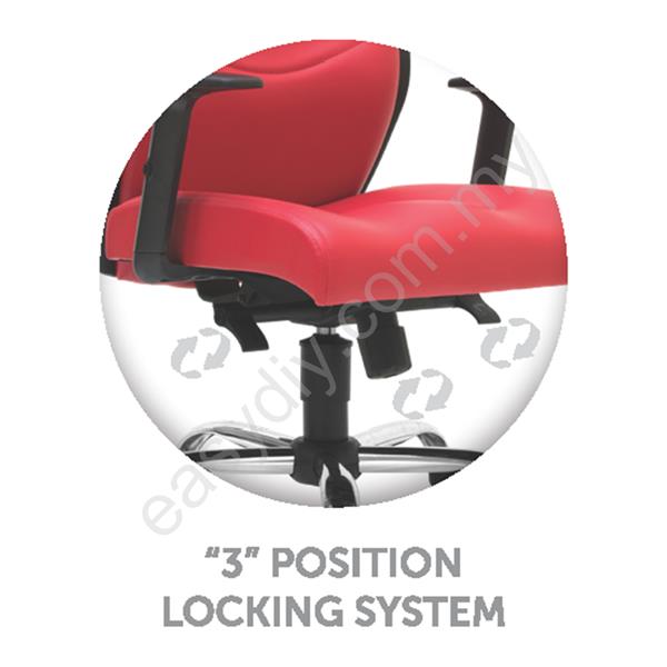 Leather / Fabric Office Chair / Roon (end 2/4/2021 415 PM)