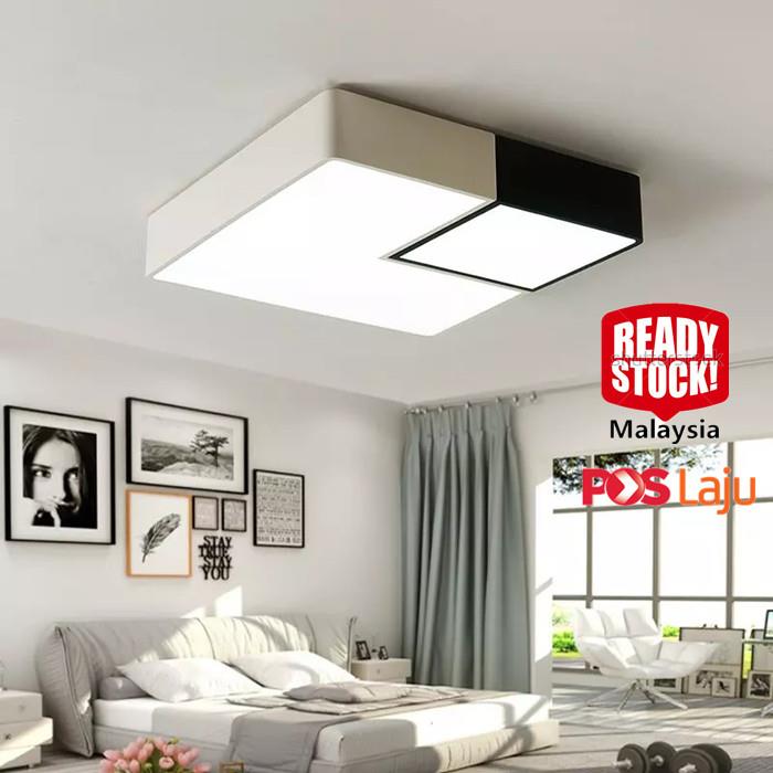 Led Ceiling Lamp Modern Square Living Room Rc Diammable Light Led Ceiling Lamp Modern Square Living Room Rc Diammable Light