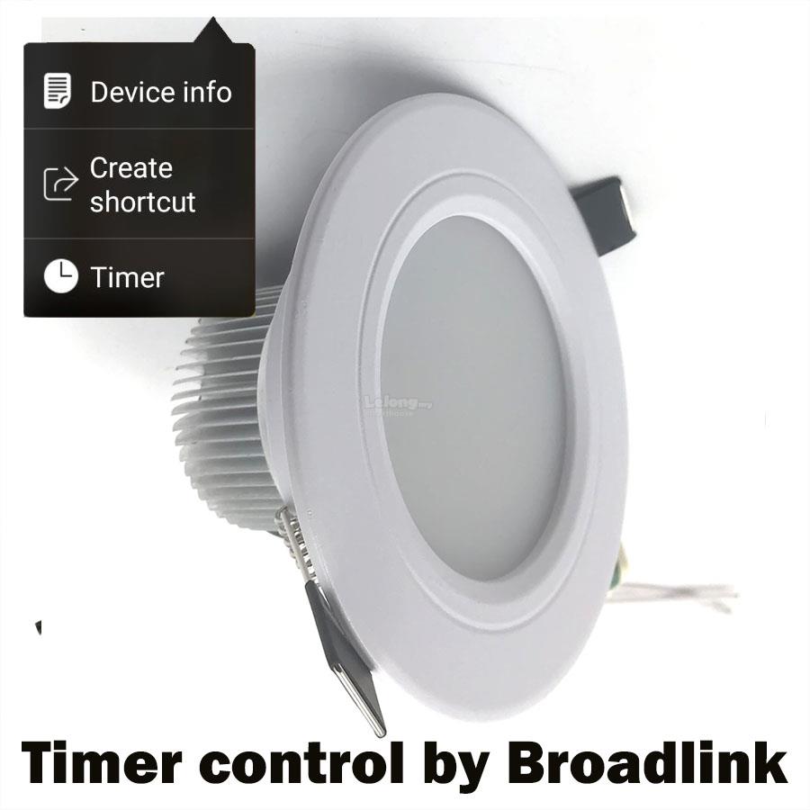 LED Downlight Spotlight Broadlink RM Pro App control smart light bulb