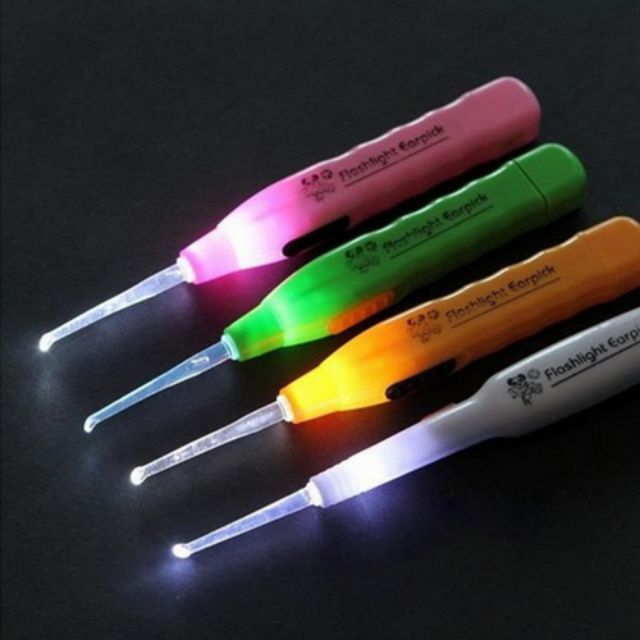 LED Earwax Curette Cleaner Quality Remover Healthy Safe Tool Light Ear Stick
