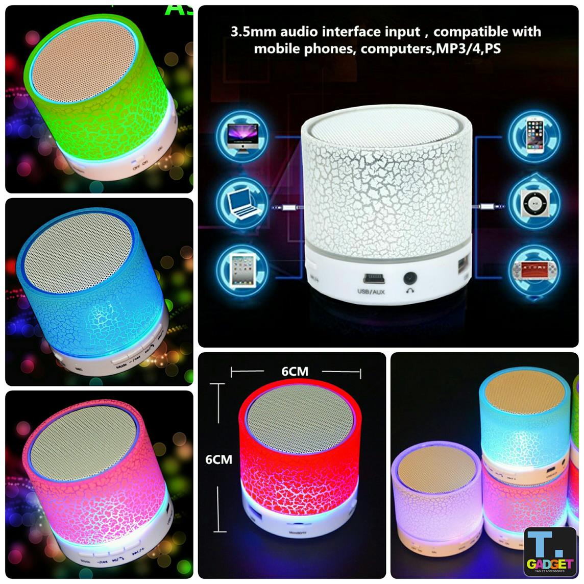 led mini bluetooth speaker