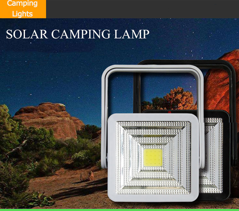 Led Solar Lamp USB Charger Power bank Portable Generator Camping Light