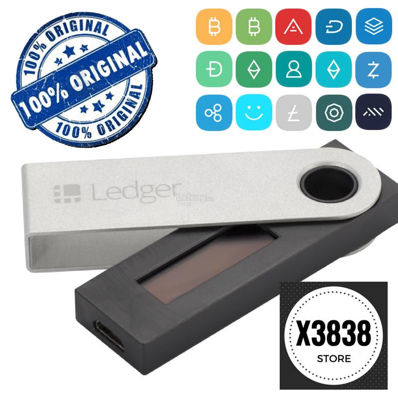 Ledger Nano S Cryptocurrency Bitcoin Ethereum Altcoins Hardware Wallet - 