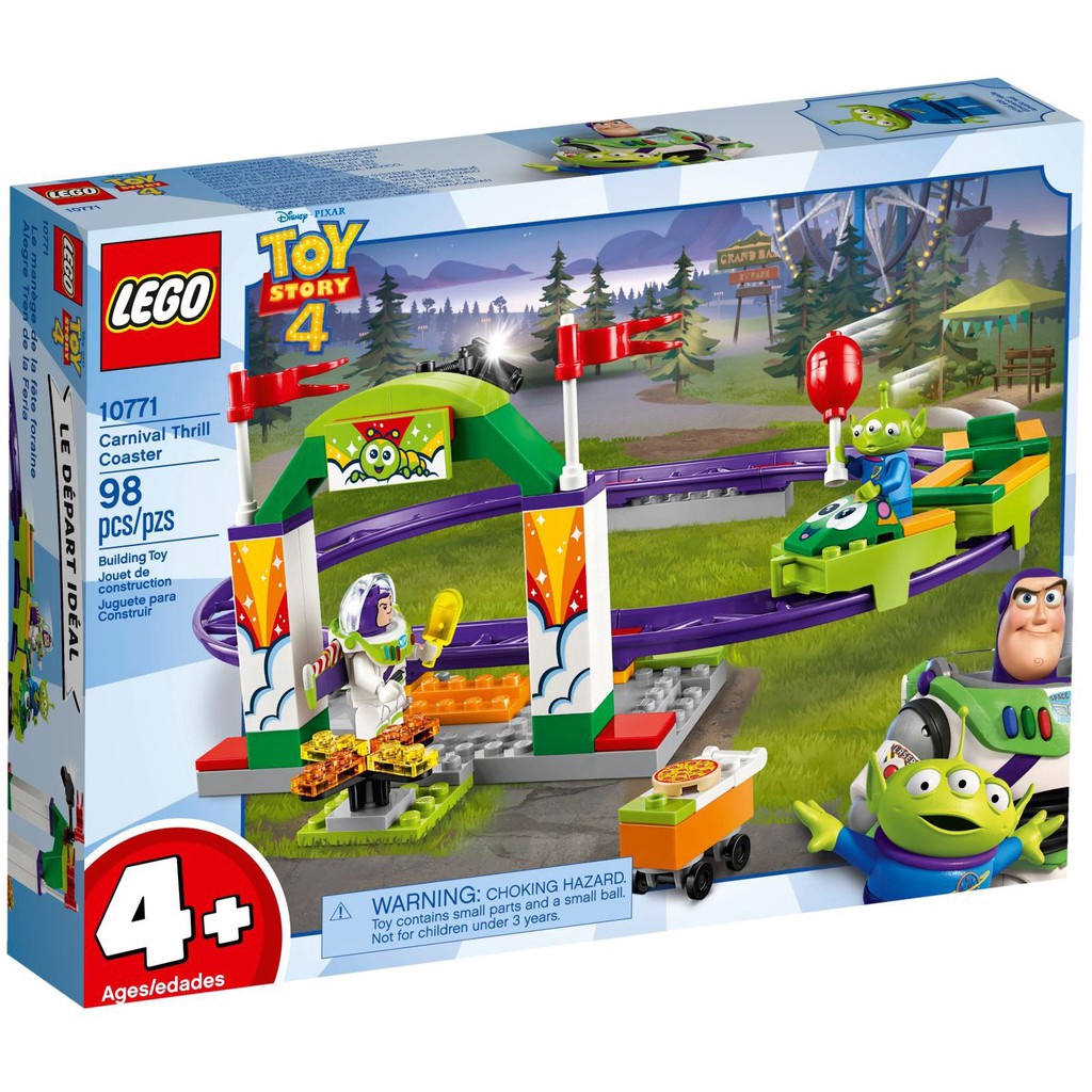 Lego 10771 Toy Story 4 Carnival Thrill Coaster
