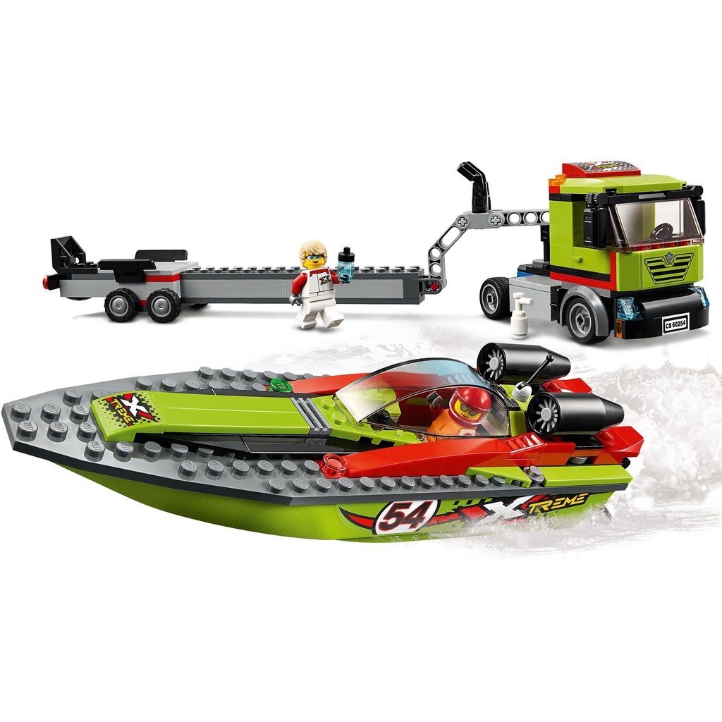 LEGO 60254 CITY Race Boat Transporter