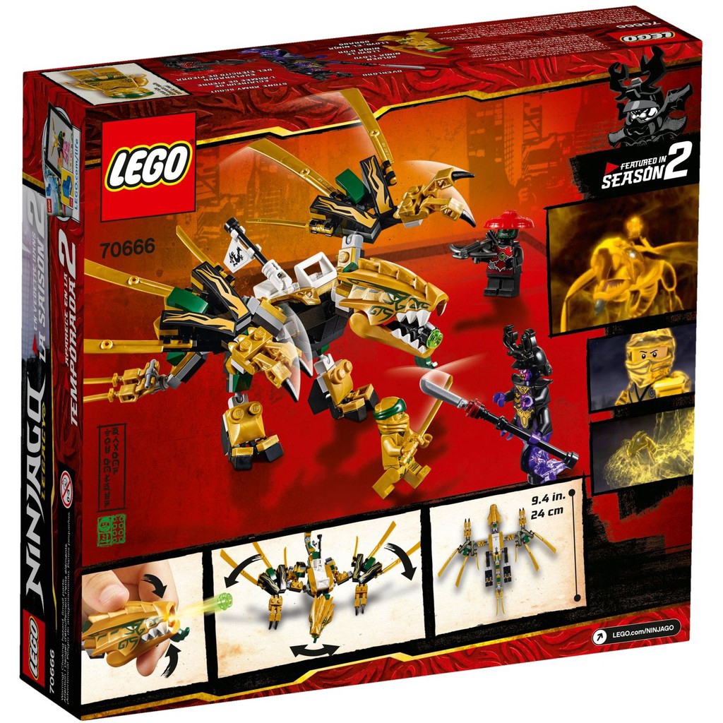 Lego 70666 Ninjago Legacy The Golden Dragon