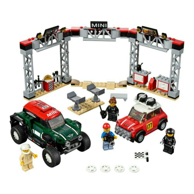 Lego 75894 Speed Champions 1967 Mini Cooper S Rally  &amp; 2018 Mini John Work