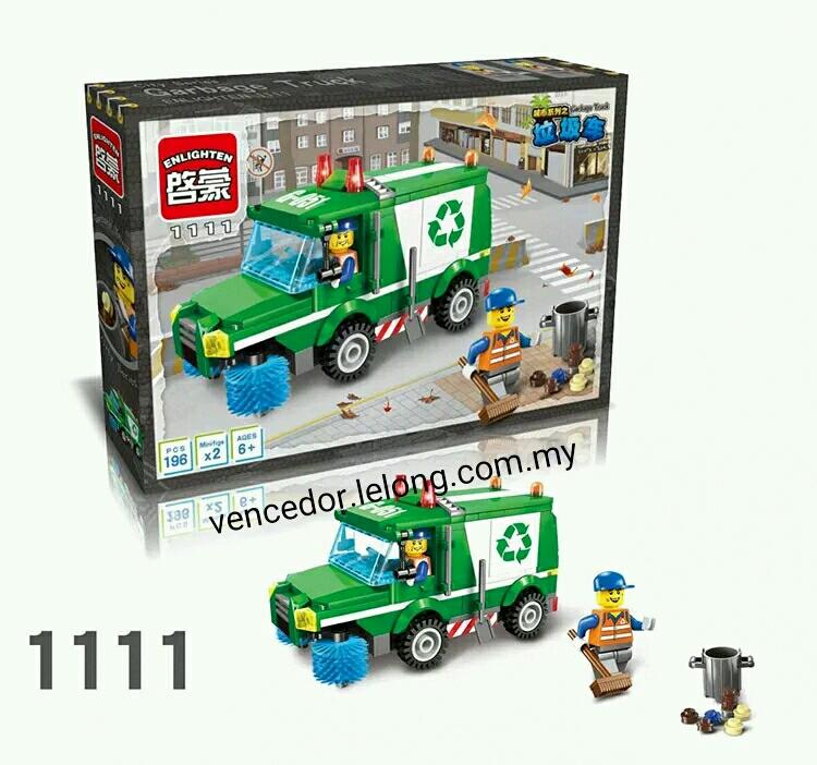 Lego Compatible Enlighten 1111 Garba End 6 29 2019 2 42 Pm Lego Compatible Enlighten 1111 Garbage Truck