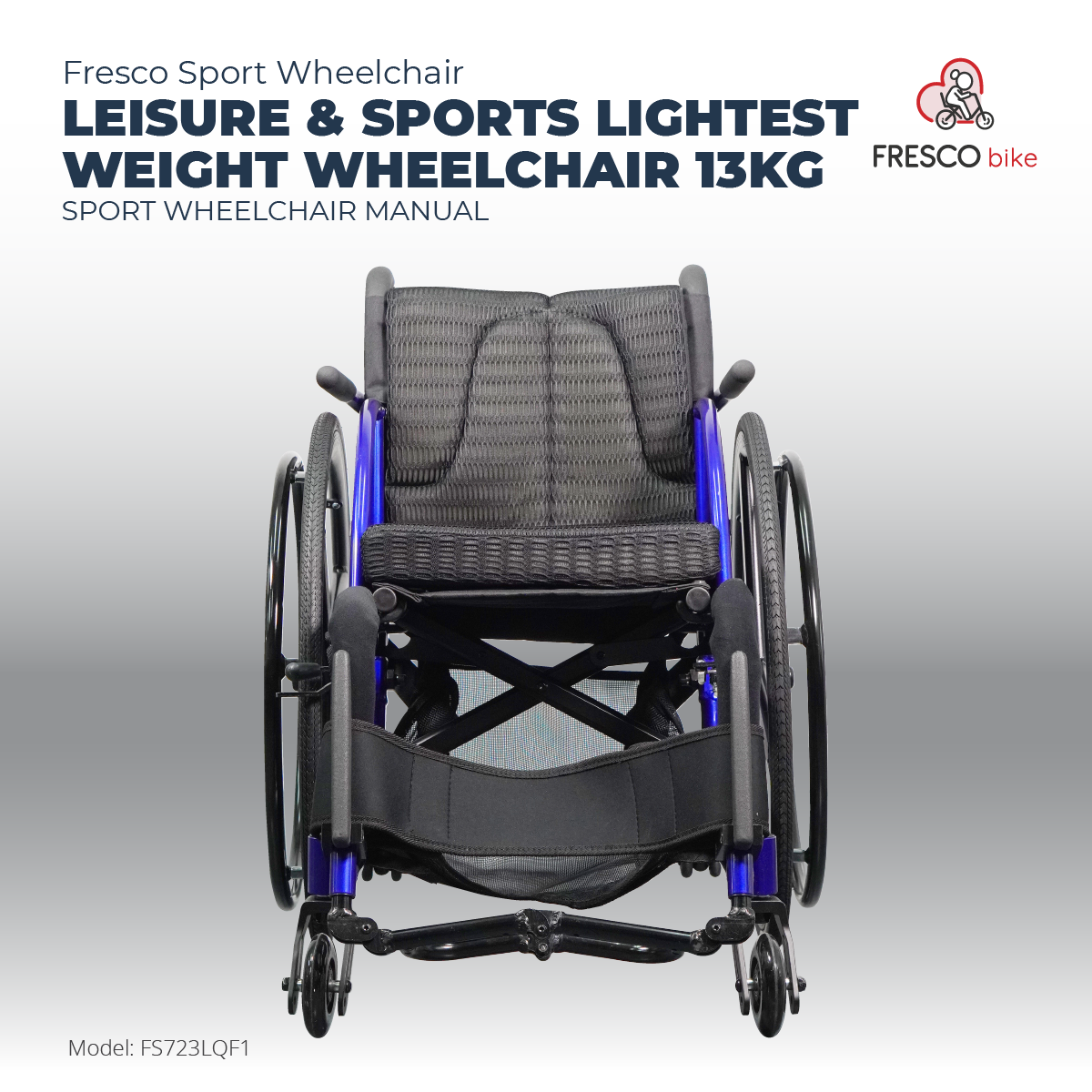 Leisure &amp; Sports Lightweight Sport Wheelchair 13kg