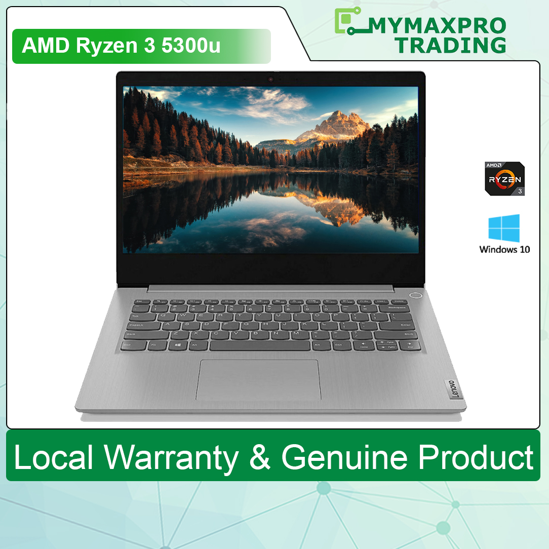 Lenovo IdeaPad 3 Ryzen 3 (5300u) 14 &quot; FHD / 8GB RAM / 512GB SSD W10P