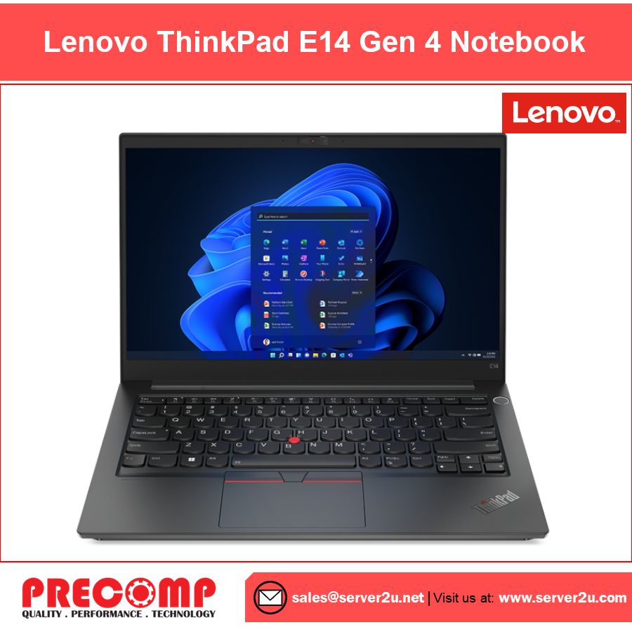 Lenovo ThinkPad E14 Gen 4 Notebook (i7-1255U.8GB.512GB)