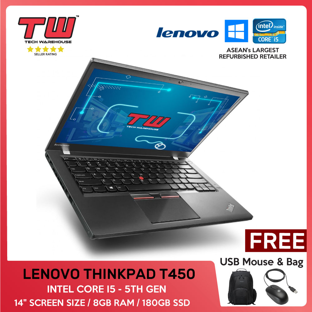 Lenovo Thinkpad T450 Intel Core I5 End 12 5 22 12 00 Am
