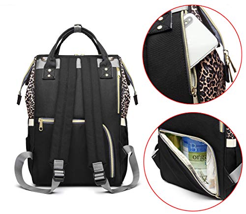 leopard nappy bag