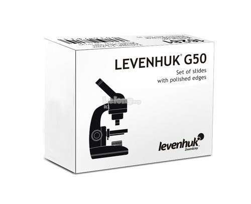 Levenhuk G50 Blank Slides, 50 pcs