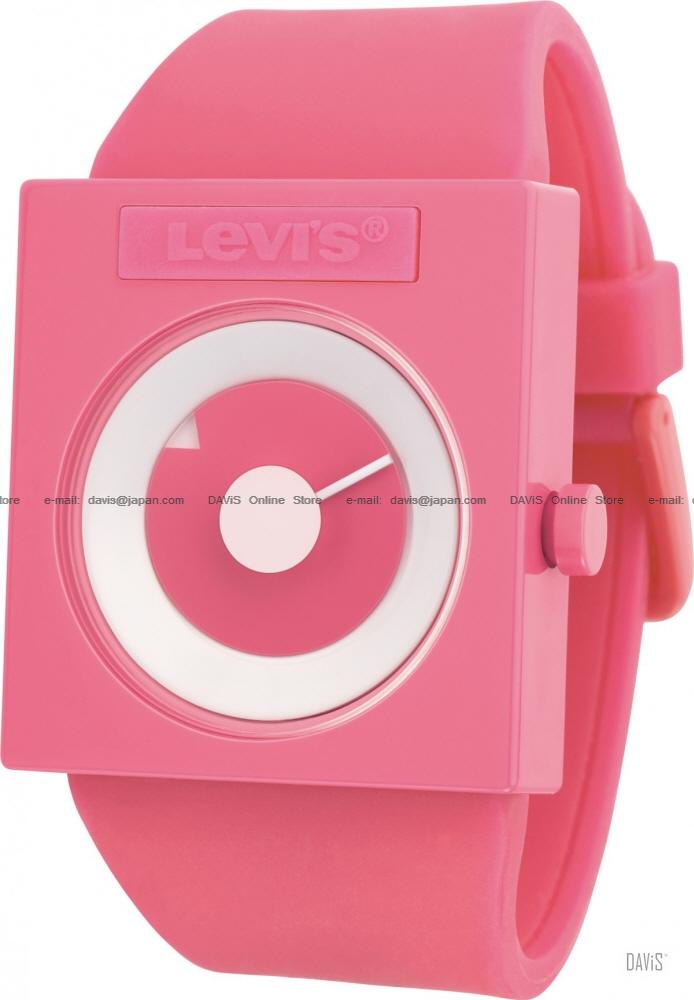 LEVI'S TIME LTH0705 STANDARD disk dial silicone strap pink
