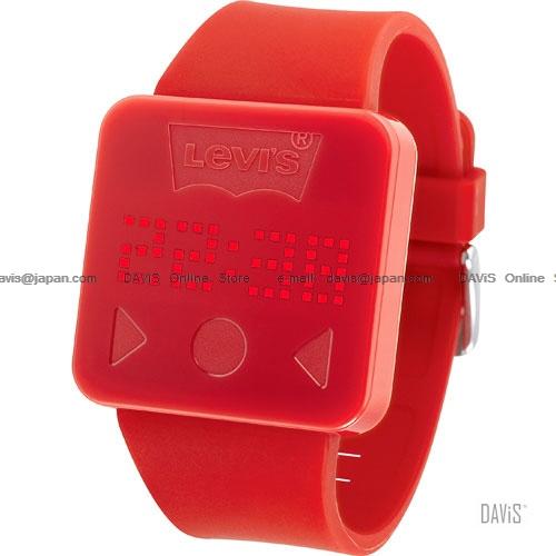LEVI'S TIME LTH0903 STANDARD touch screen silicone strap red
