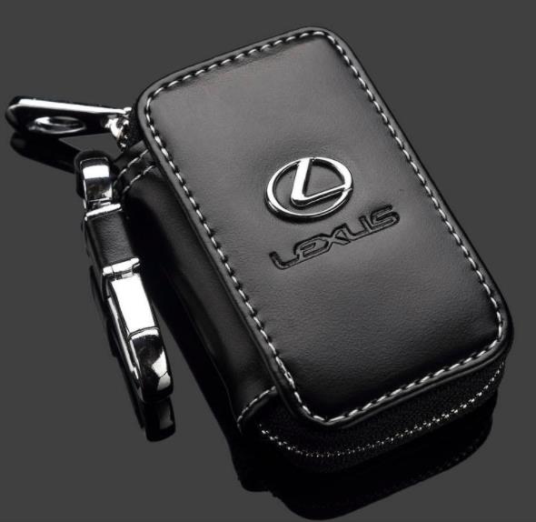 Lexus Car Key Pouch / Key Chain / Key Holder Genuine Leather (Type D)