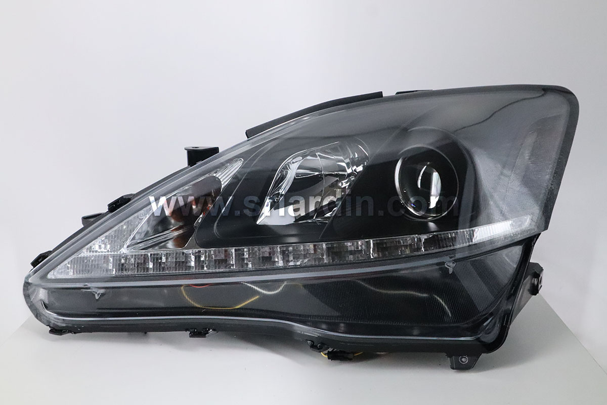 Lexus IS250 06-09 Black Projector Headlamp w LED