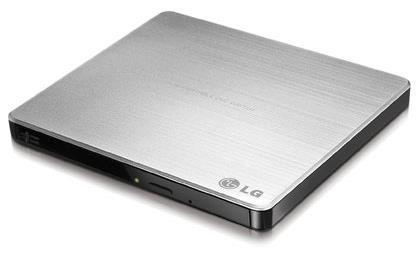 LG 8X DVD-RW USB2.0 EXTERNAL OPTICAL DRIVE (GP60NS50) SIL