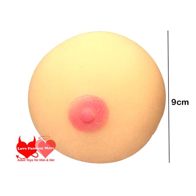 Life-Size Breast Toy Stress Ball 1 pc