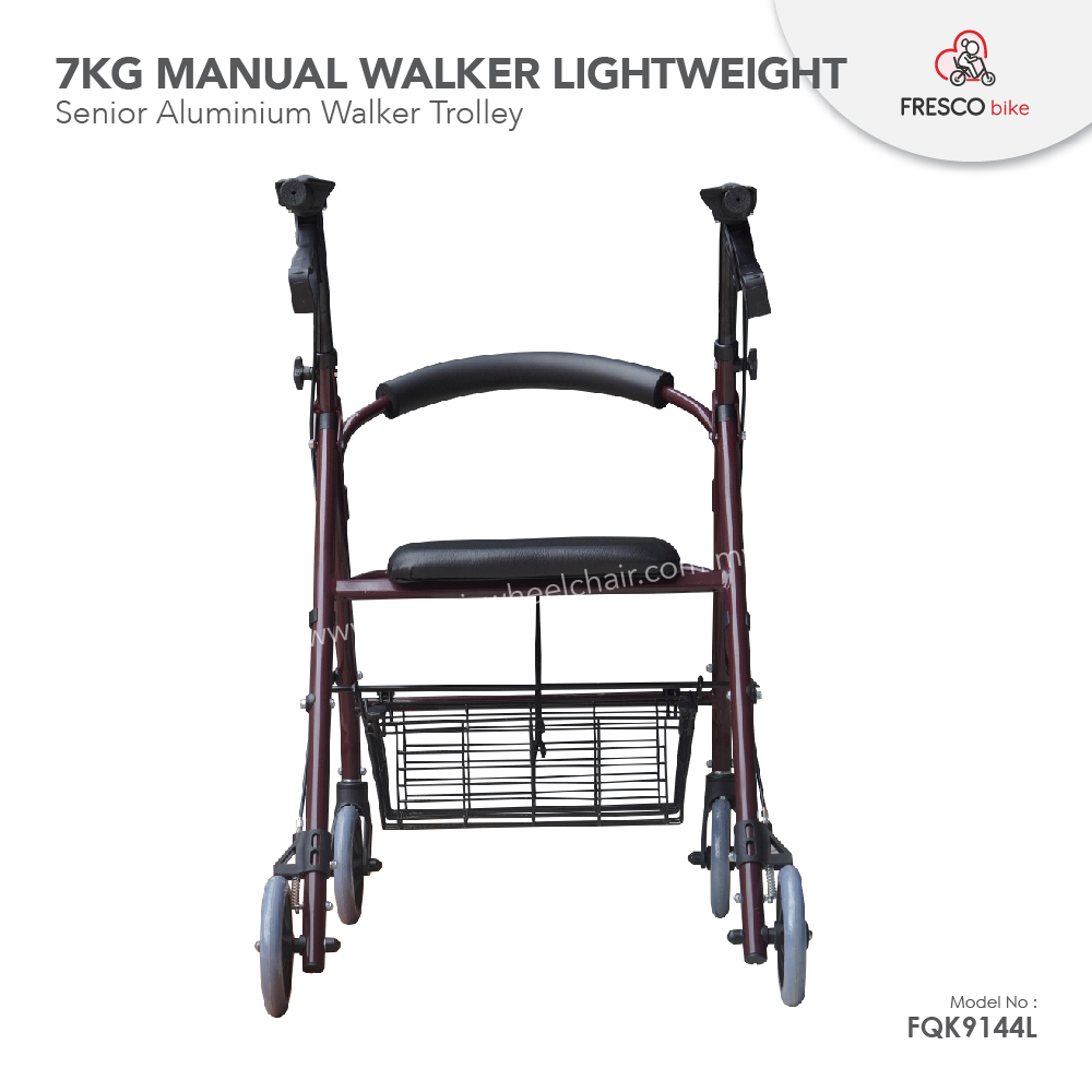 Lightweight walker with basket 7kg