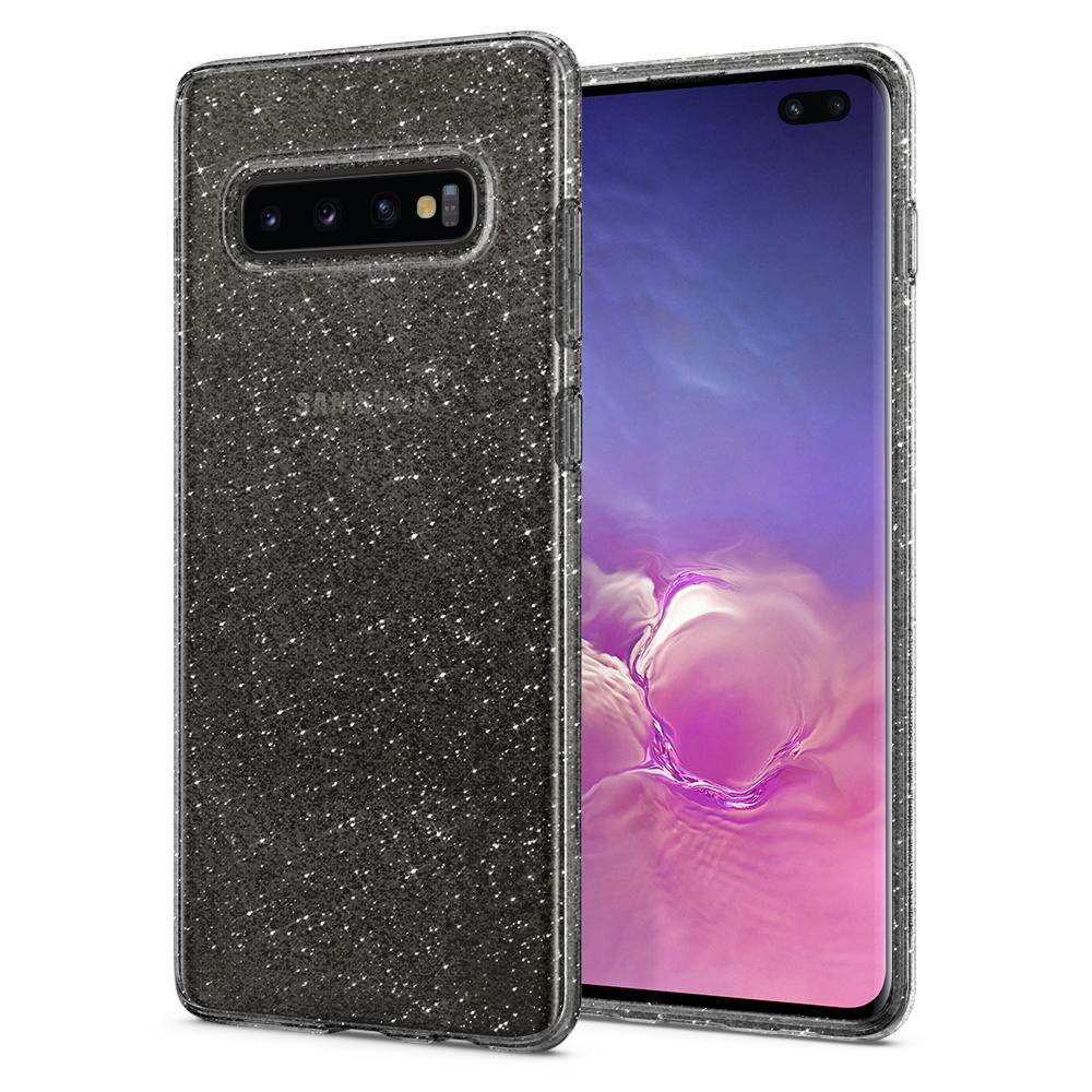 Liquid Crystal Glitter Samsung Galaxy S10 / S10 Plus Phone Case Casing