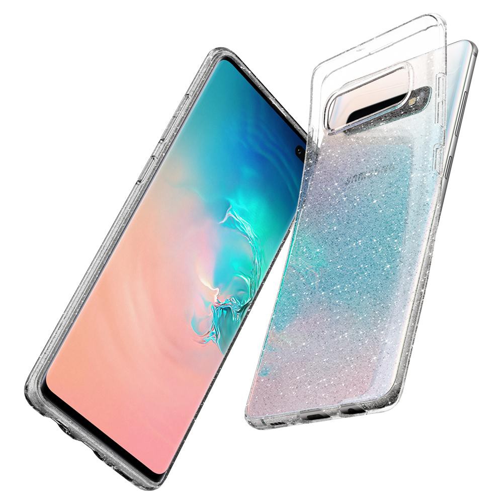 Liquid Crystal Glitter Samsung Galaxy S10 / S10 Plus Phone Case Casing