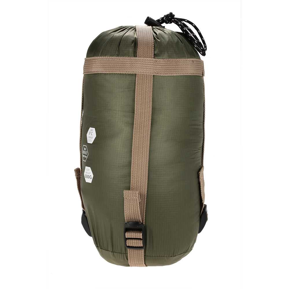 Lixada Outdoor Envelope Sleeping Bag Army Green