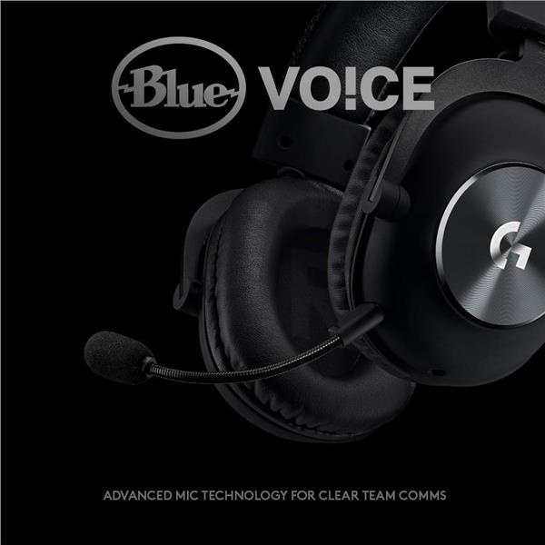 Logitech G Pro X Gaming Headset with Blue VO!CE Technology
