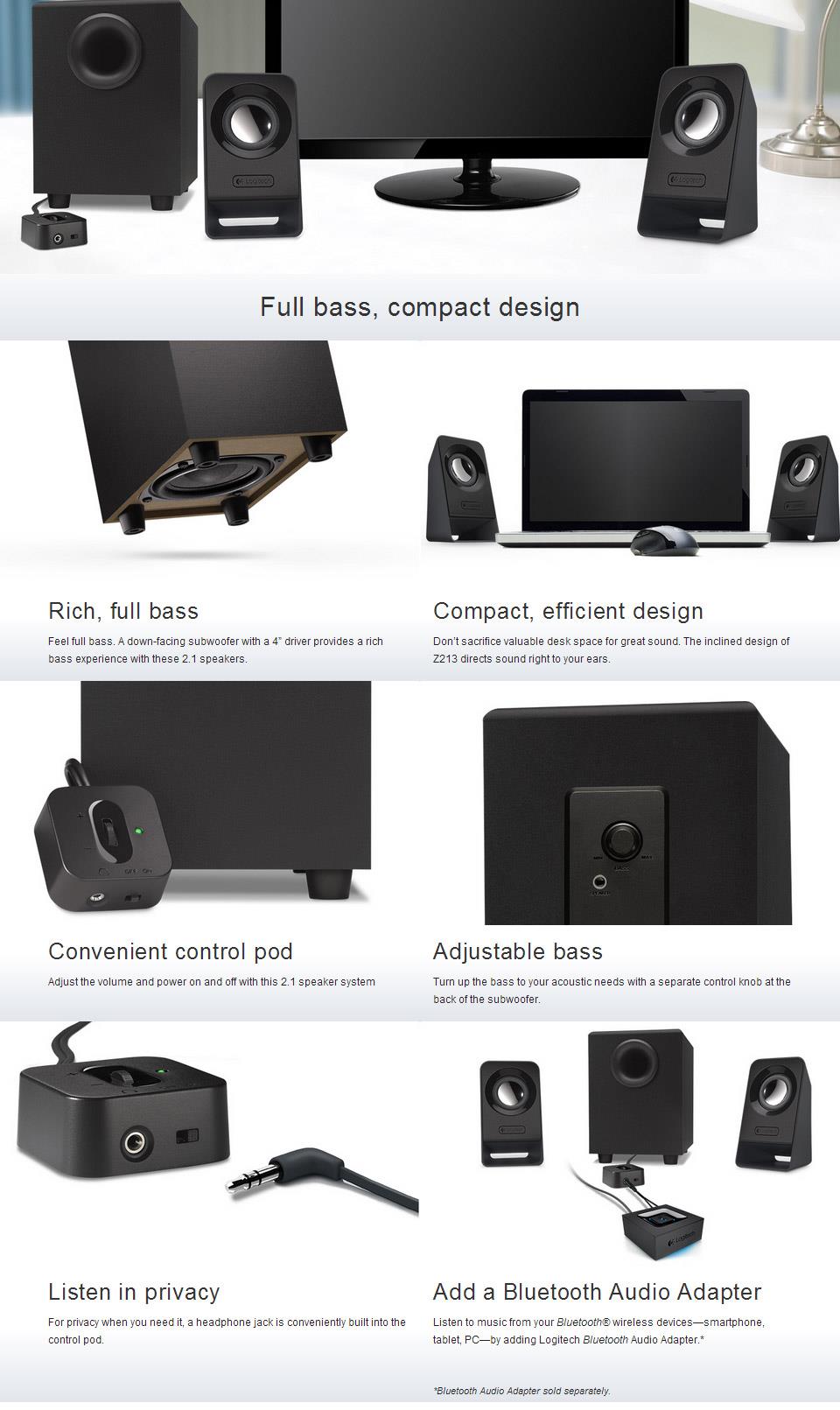 logitech z213 setup