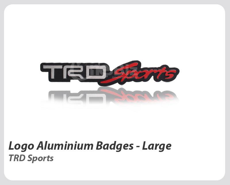 Logo Aluminium Badges (Large) - TRD Sports