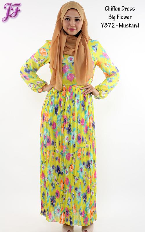Floral Chiffon Dress