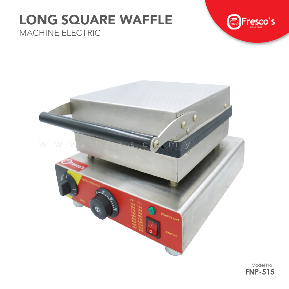 Long Square Waffle Eletric Machine