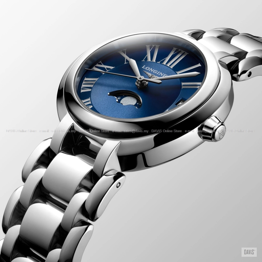 LONGINES Watch L8.115.4.91.6 PRIMALUNA Quartz 30.50mm Bracelet Blue